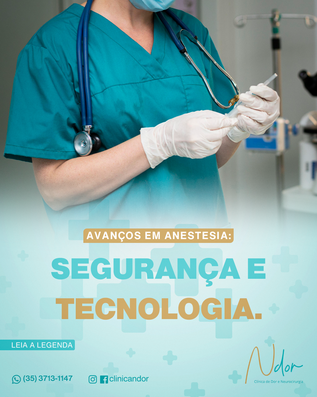 Avanços em Anestesia: mais segurança e tecnologia para você.